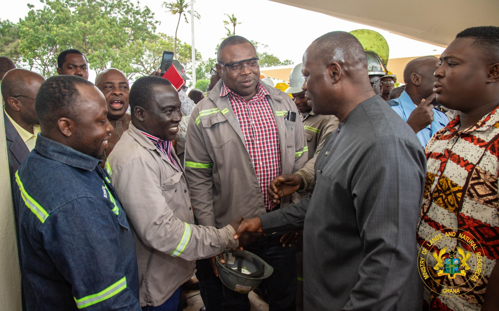 Hon. Emmanuel Armah-Kofi Buah at work, photo 1